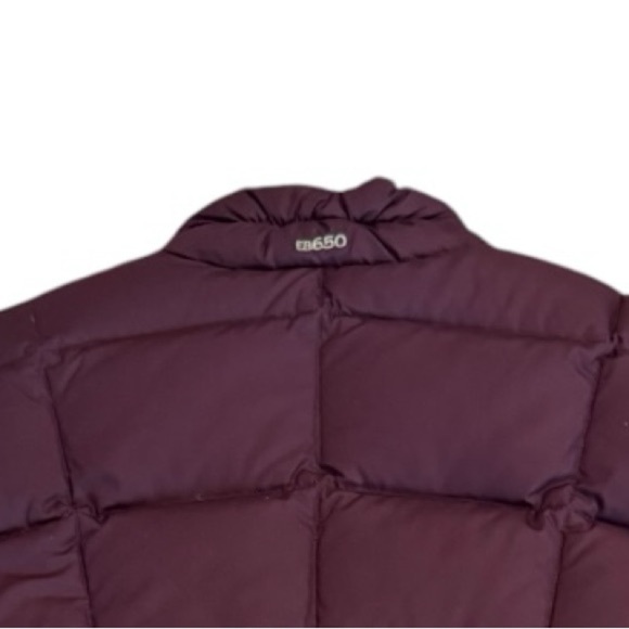 Eddie Bauer EB650 Deep Eggplant Purple Full Zip Down Fill Puffer Vest Size L - Picture 13 of 13